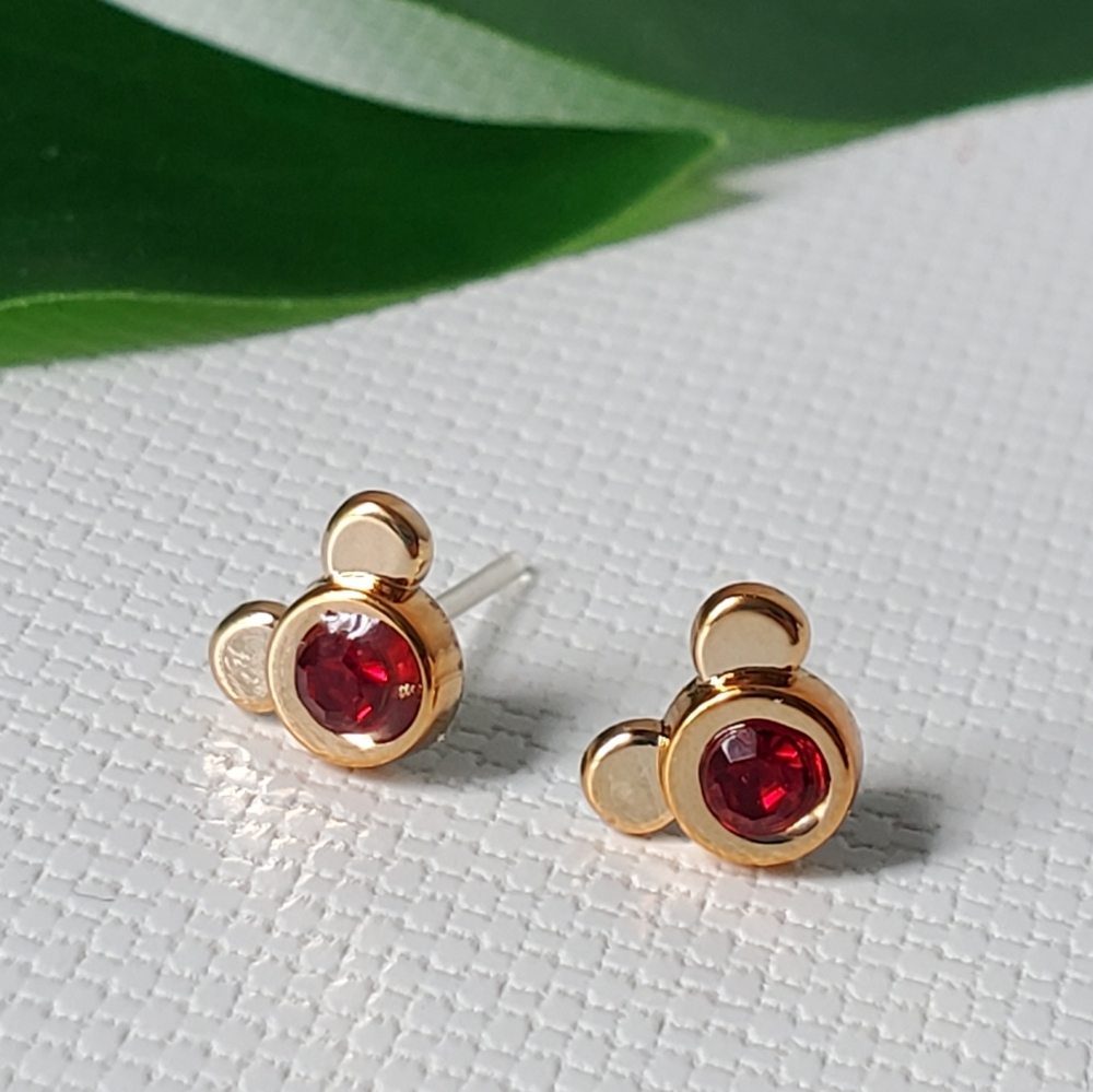 Hypoallergenic Plastic Studs Earrings Minimouse